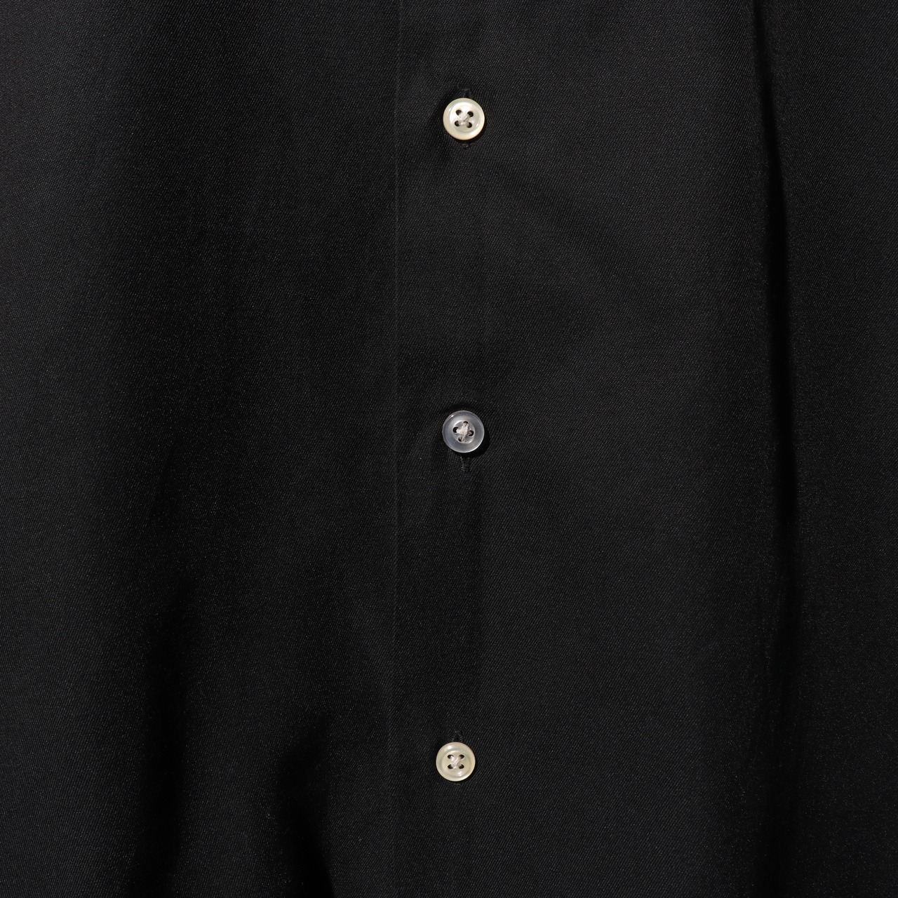 極美品 M 完全無地 シルクコットン Caldwell ポロラルフローレン ブラック 半袖開襟シャツ Polo Ralph Lauren