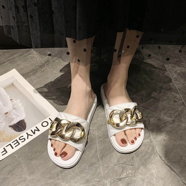 サマーチェーン サンダル 靴 シューズ 夏物 ビーチ フェイクシューズ80759996232