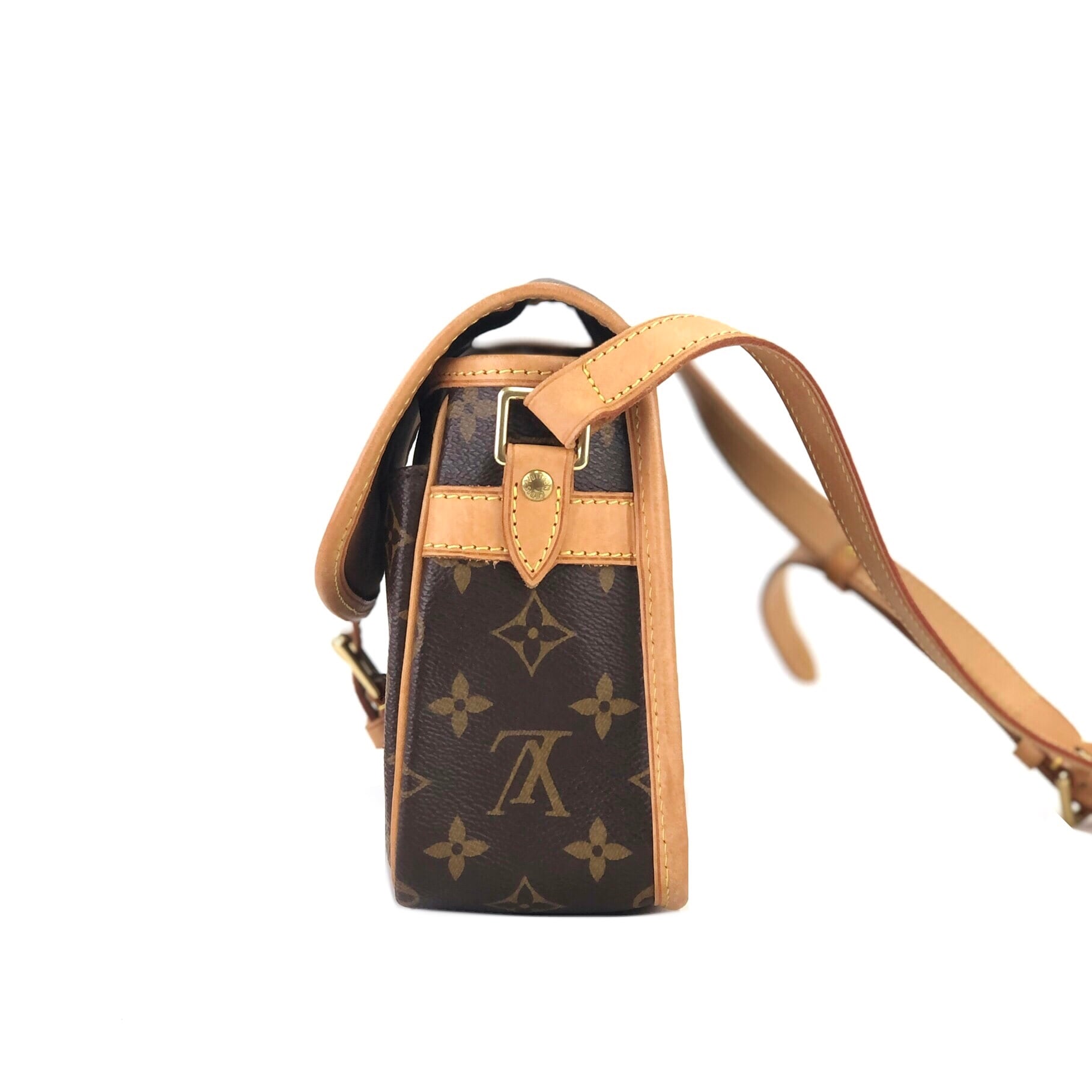 LOUIS VUITTON ルイヴィトン ヴィトン　モノグラム　M42250　ソローニュ　ショルダーバッグ　ブラウン　vintage　ヴィンテージ　 オールド　t3bayh | VintageShop solo powered by BASE
