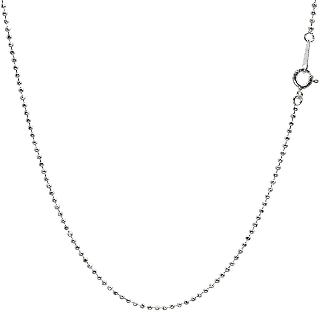 シアーズ] カットボール チェーン ネックレス シルバー sv 925 幅 1.5 