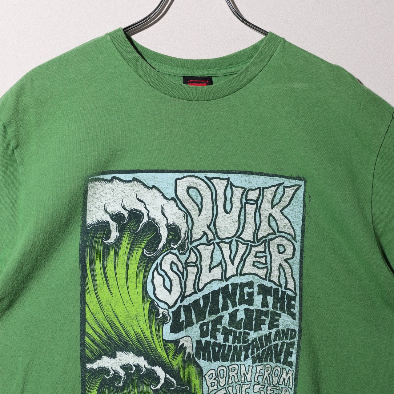 美品 L Y2K Quiksilver クイックシルバー 葛飾北斎 サーフTシャツ surf