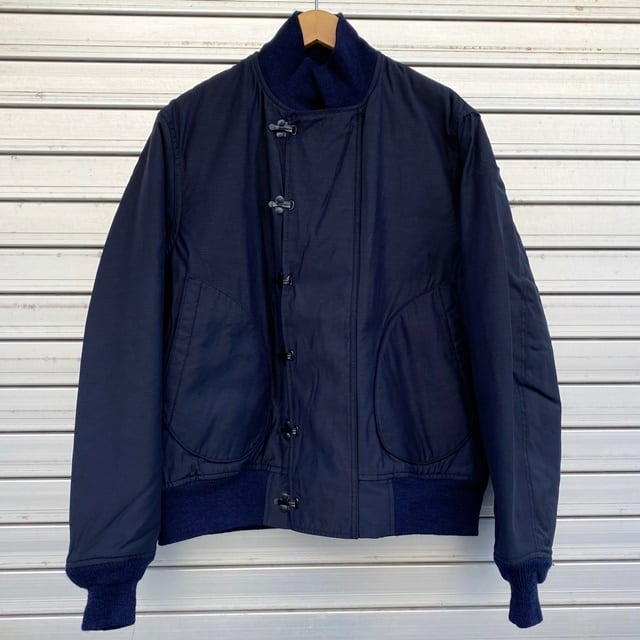 BUZZ RICKSON'S JACKET, DECK, HOOK “RAYON/COTTON VERSION NAVY