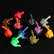 FXXK! HANDSIGN VALVE CAP /ガンメタリック