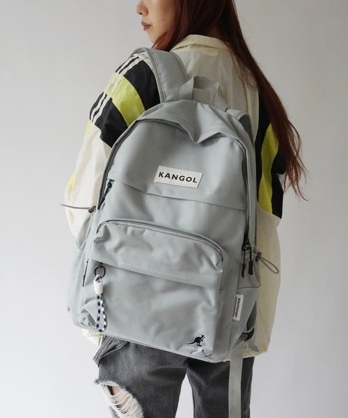 KANGOL (カンゴール) スタンダード リュック バックパック グレー KGSA-BG00281