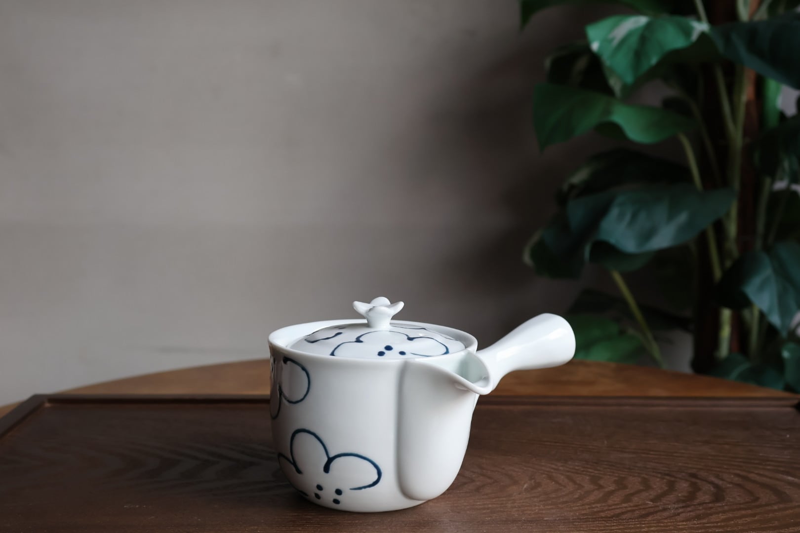 波佐見焼 花紋SS雀口急須