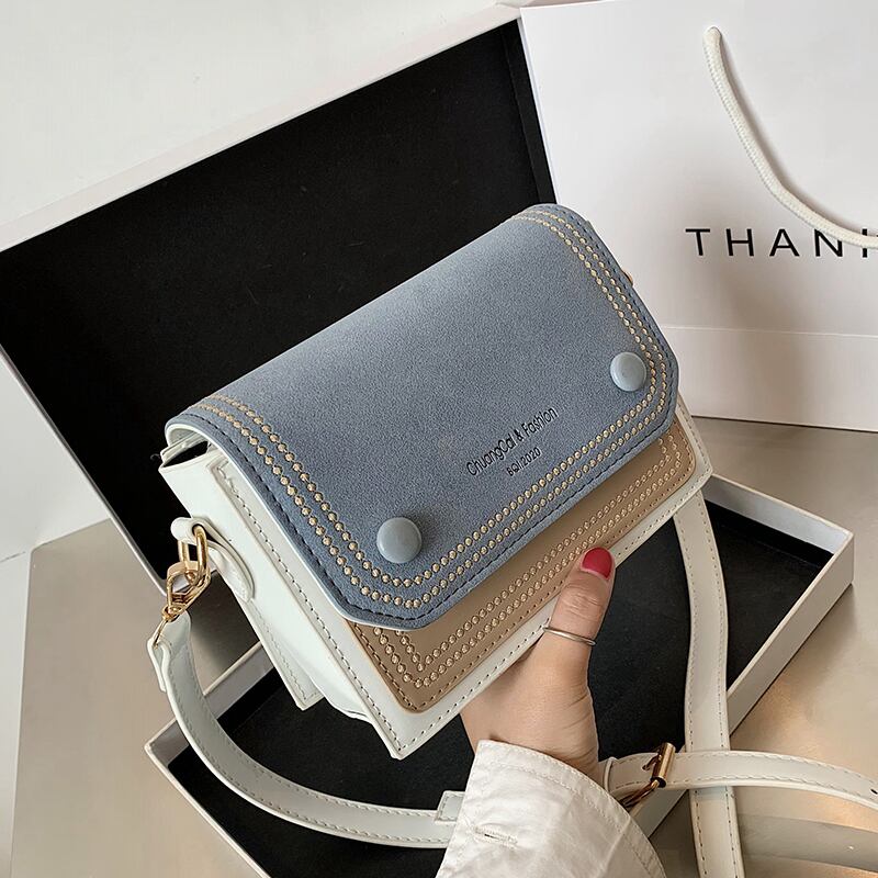 ネットレッドレディースバッグ2020新しいトレンディな夏の野生のメッセンジャーバッグinsファッションつや消し小さな正方形のバッグ Tiancai_Wing_Bag7402955