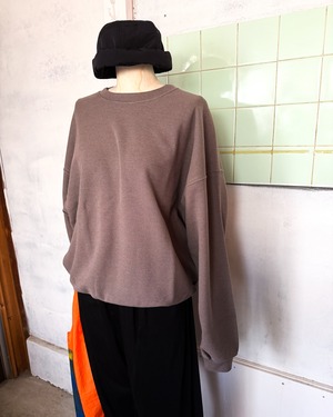 【SANCA UNISEX】COTTON HEMP SURFKNIT CREW