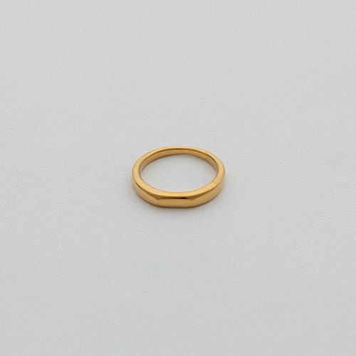 Stone cut ring small Gold