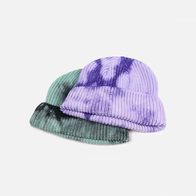 ★TIE-DYE WOOL KNIT HAT　　25188