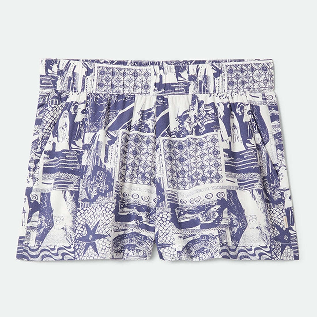 POST PLAYA E-WAIST SHORT - NAVY/WHITE COLLAGE