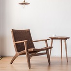 ウィッシュボーンチェア 天然木 ペーパーコード編み 北欧デザイン アームチェア ラウンジチェア モダン