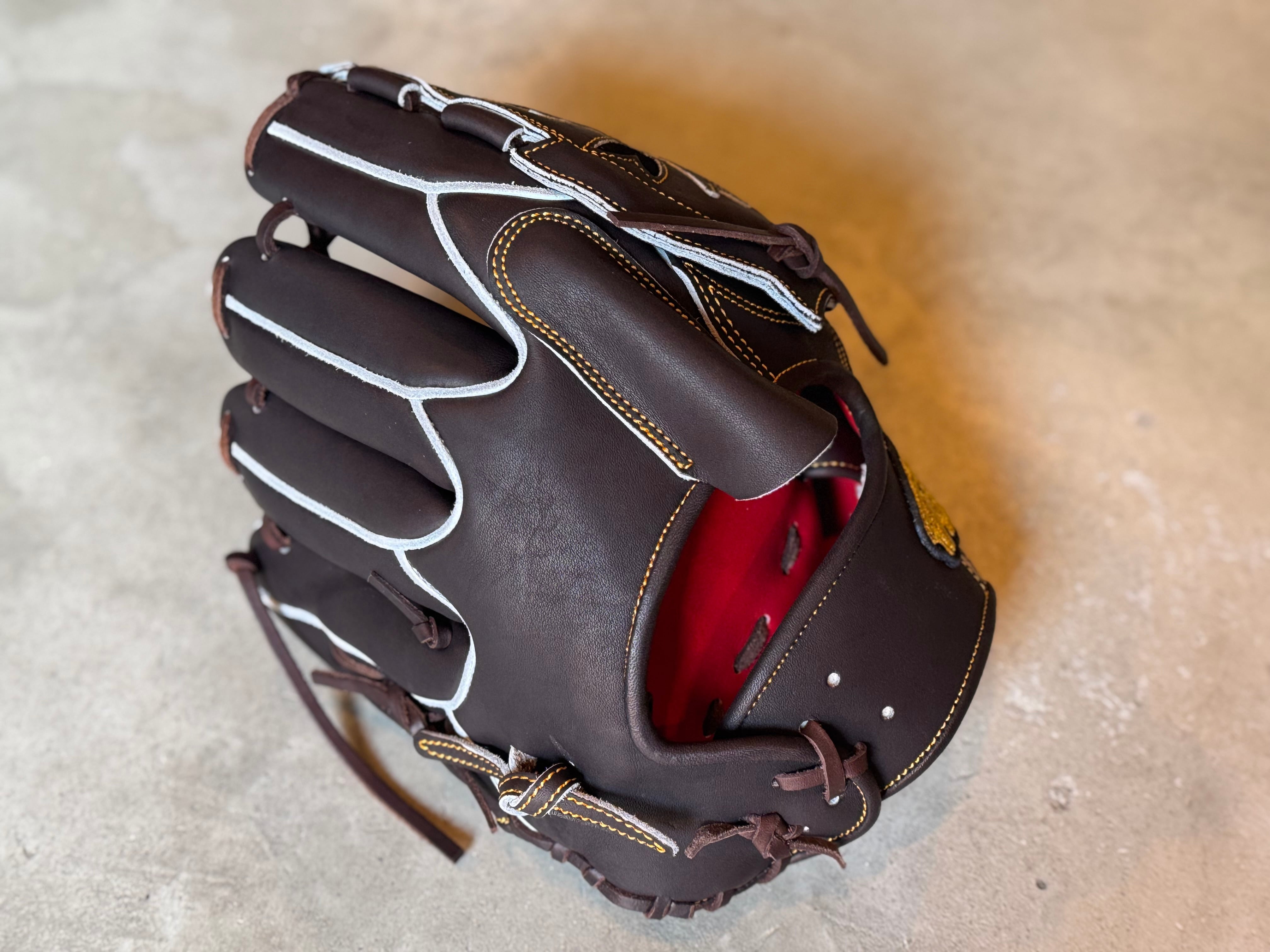 TEPPEN 硬式野球グローブ ブラウン Teppen てっぺん グローブ 硬式投手用グラブ オーダーセレクト 右投げ