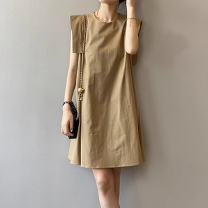 ワンピース ショート ショート丈 膝上 袖なし ノースリーブ ラウンドネック 襟なし ノーカラー Aライン ファスナー ポケット 大人可愛い きれいめ シンプル カジュアル おしゃれ レトロ こなれ感 ラフ キュート ルーズ 個性的 モード系 抜け感 清楚 ナチュラル 無地 夏 10代 20代 30代 40代 レディース 女性用 ママ お出かけ 休日 パーティー 合コン ショッピング 着回し 普段使い 重ね着 楽ちん トレンド 体型カバー レイヤード S M L ゆったり ブラック ベージュ 大人カラー