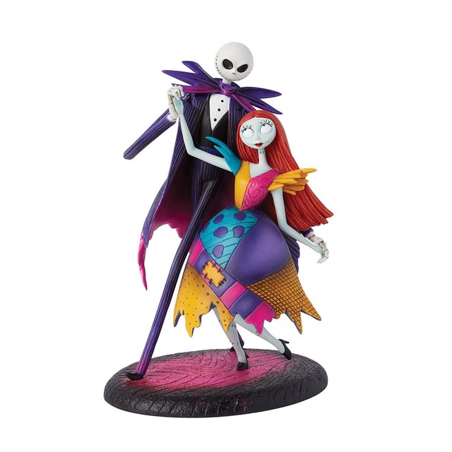 エネスコ デイビッド パチェコ作 ディズニー フィギュア「ジャック＆サリー」インテリア ディズニー ショーケース