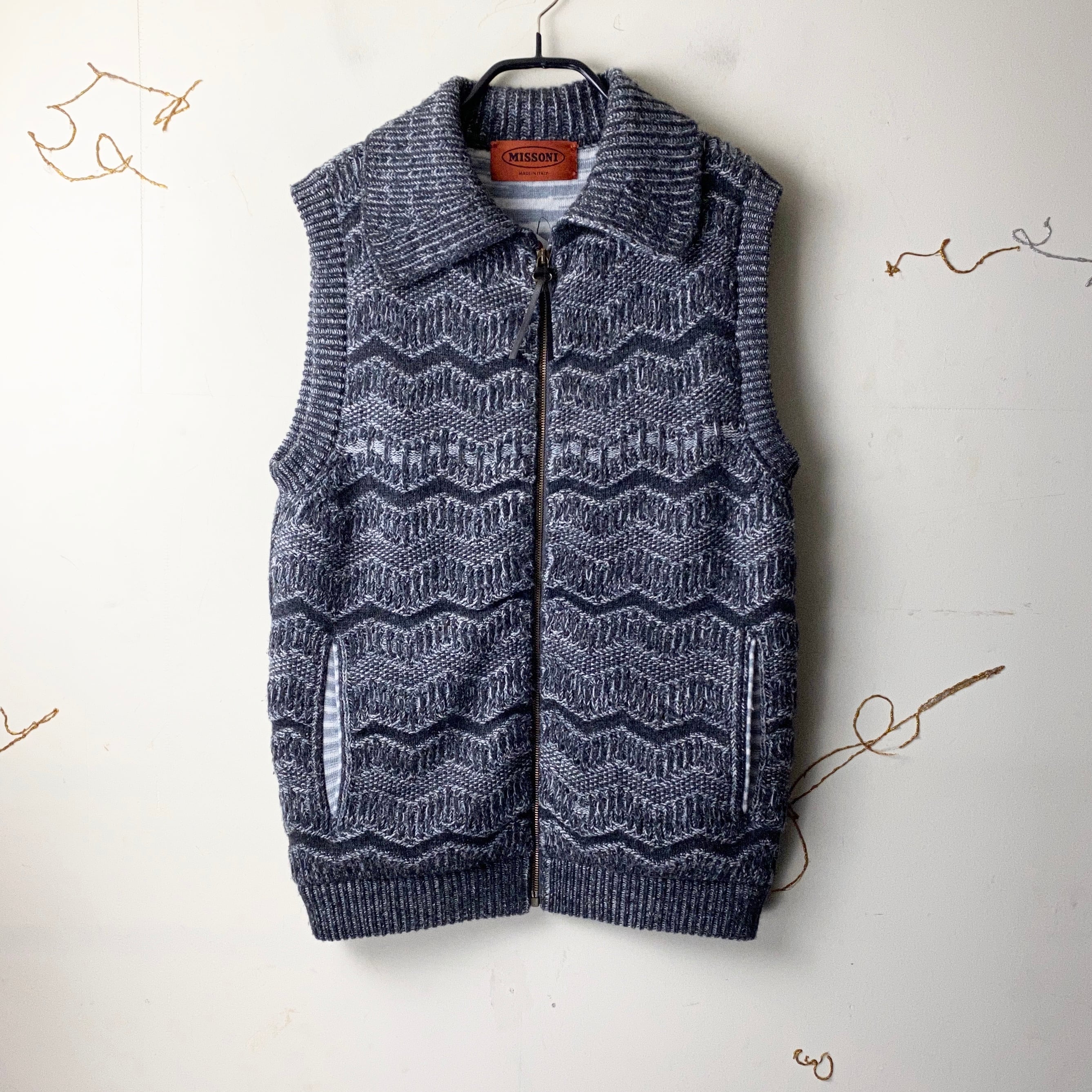 MISSONI zip-up knit vest | NOIR ONLINE