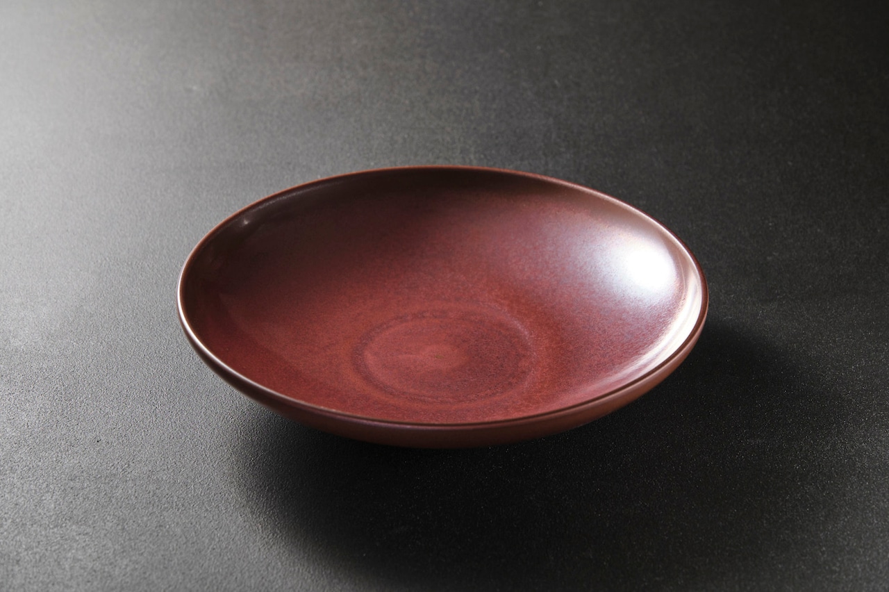 MORIYAMA チタニウムレッド ディーププレート φ26.0cm