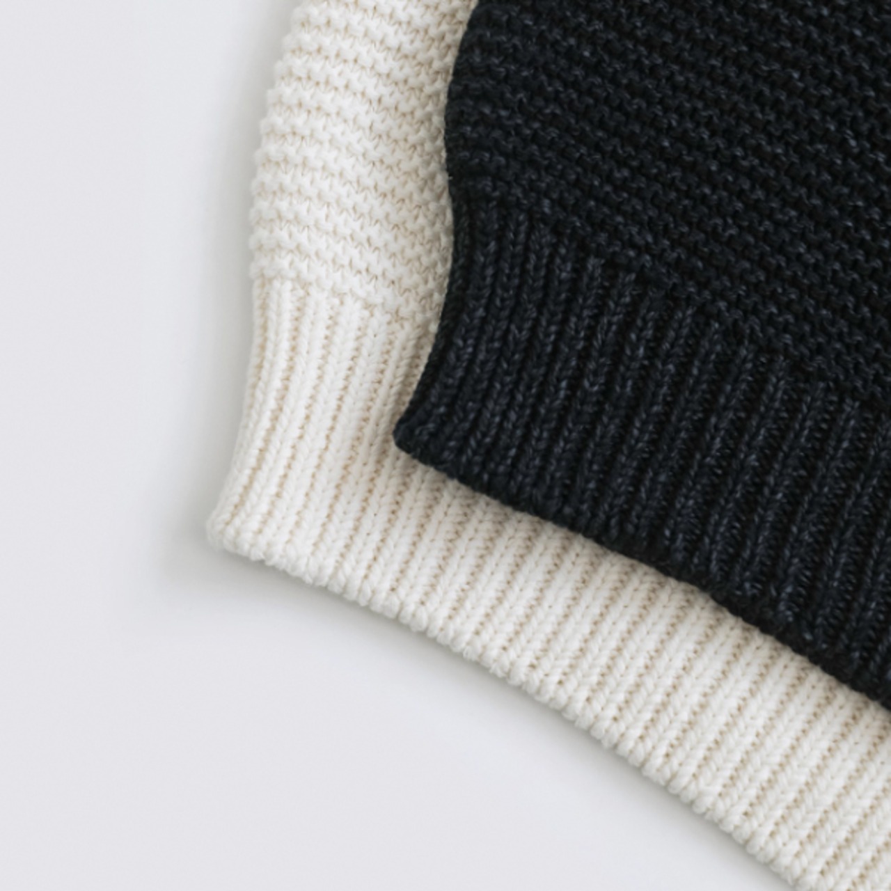 【2color】くたっと柔らか、綿混ベストの秋仕度 《P0246》