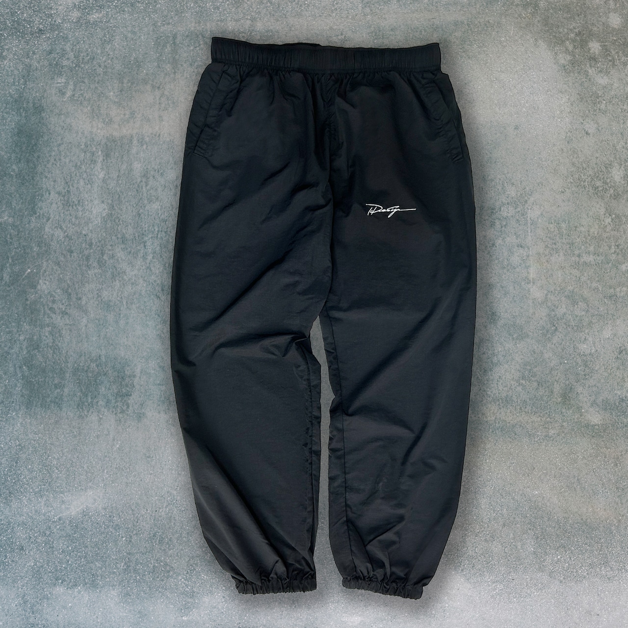 ID ナイロン トラックジャケット&パンツ【セットアップ/BLACK】