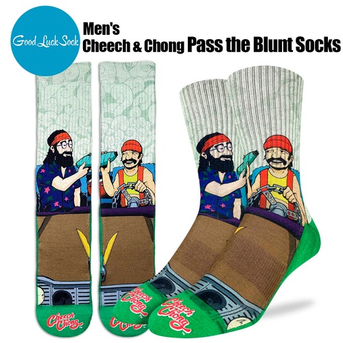 Good Luck Sock『Cheech & Chong Pass the Blunt Socks』 (Men's)
