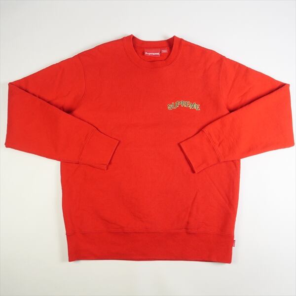 Size【S】 SUPREME シュプリーム 17AW Step Arc Crewneck Red クルー