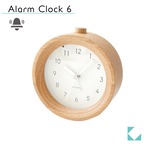 KATOMOKU Alarm Clock 6 km-89N ナチュラル