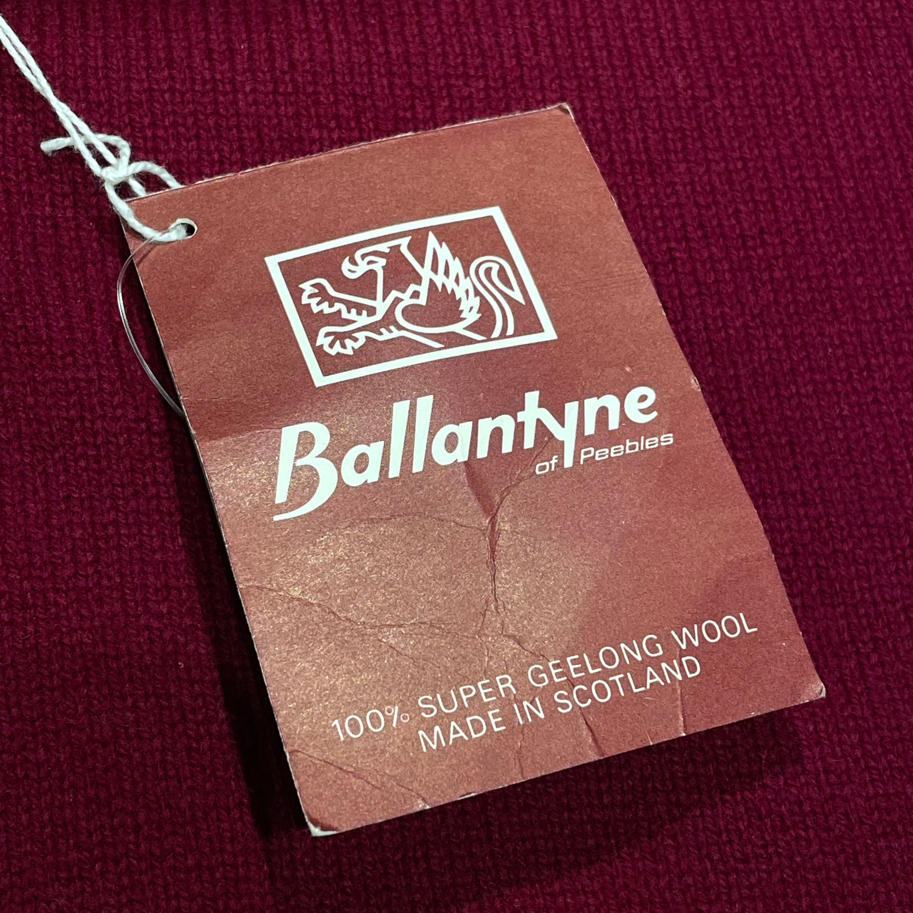 Ballantyne デッドストック Tuscan Red スコットランド製