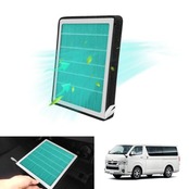 AUTO SPEC トヨタ ハイエース専用 200系 エアコンフィルター カーエアコン用フィルター 5層構造 HEPA高効率フィルター 活性炭入り HIACE 2004年8~ 1~5型 抗ウイルスタイプ PM2.5除去 高除塵 花粉 排ガス 抗カビ 1個 (グリーン)