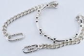 BN-115 BP Cross Junction bangle (Double Gurumetto chain)