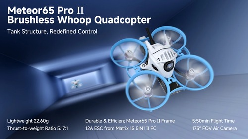 BETAFPV Meteor65 Pro II Brushless Whoop Quadcopter ELRS2.4G