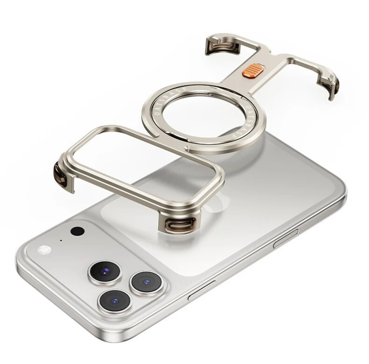 ◆iPhone17 Pro/Pro Max◆ I-Shaped Metal Phone Case / I-シェイプ メタル スマホケース