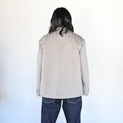 INTERIM (インテリム)一枚生地仕立てのダブルジャケットとカジュアルパンツでコーディネート1