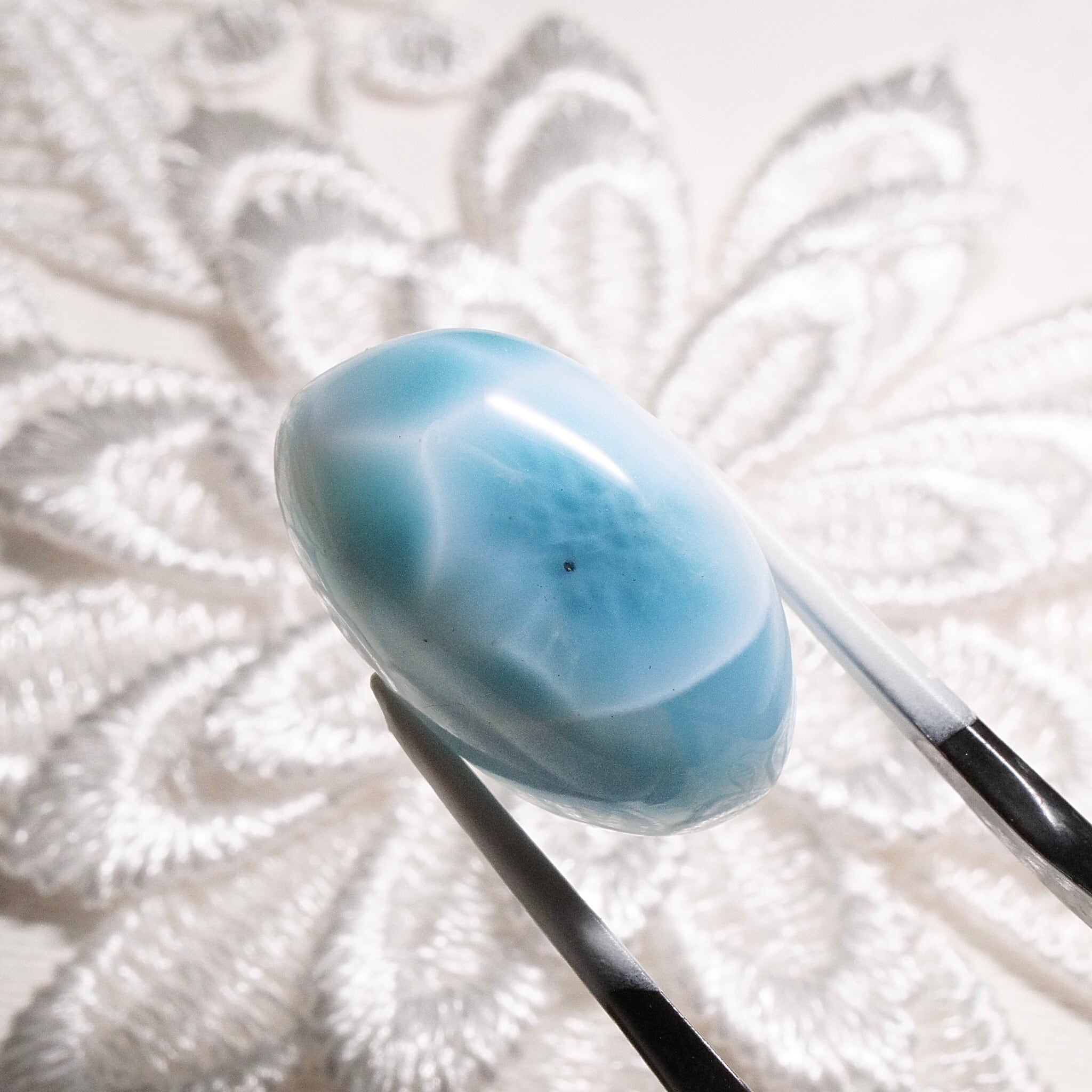 えびあ作品》ラリマー ルース ドミニカ共和国産 E | EBIA Crystal