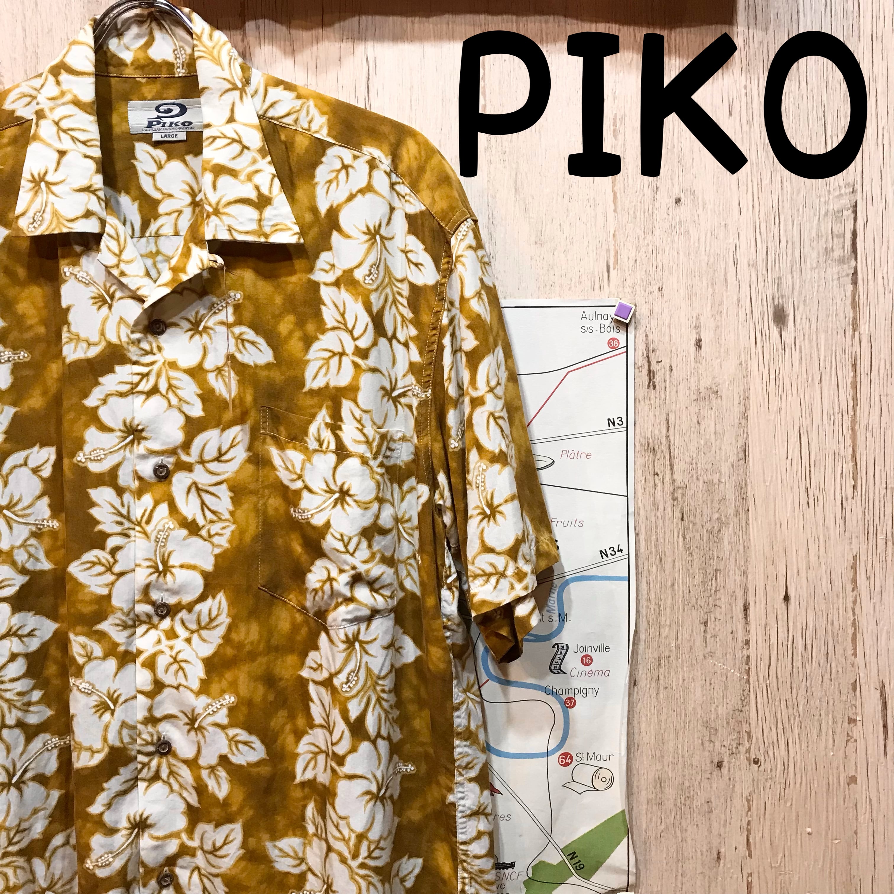 PIKO ピコ アロハシャツ L 古着 (961) | 温古着新