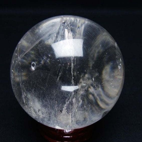 水晶 丸玉 62mm スフィア 置物 水晶玉 一点物 151-9062