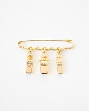 〈Hermès〉Caleche Charms Brooch 1990s