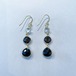 トリニティストーンピアス(Black)　【Piercings】