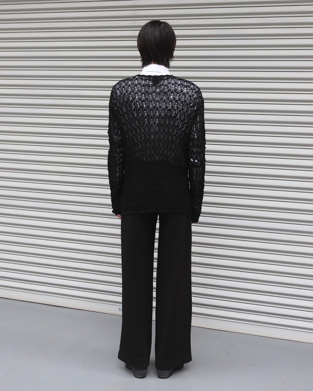 short length Closchet cardigan