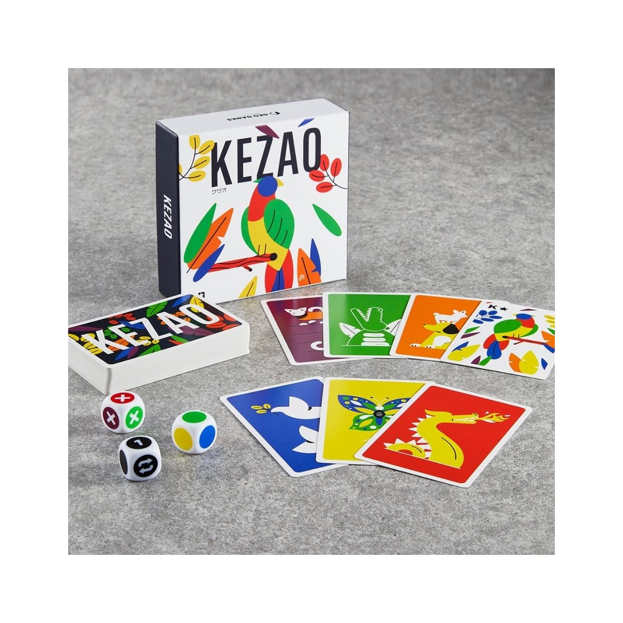 ケザオ KEZAO (ボードゲーム カードゲーム) 6歳以上 5-10分程度 2-5人