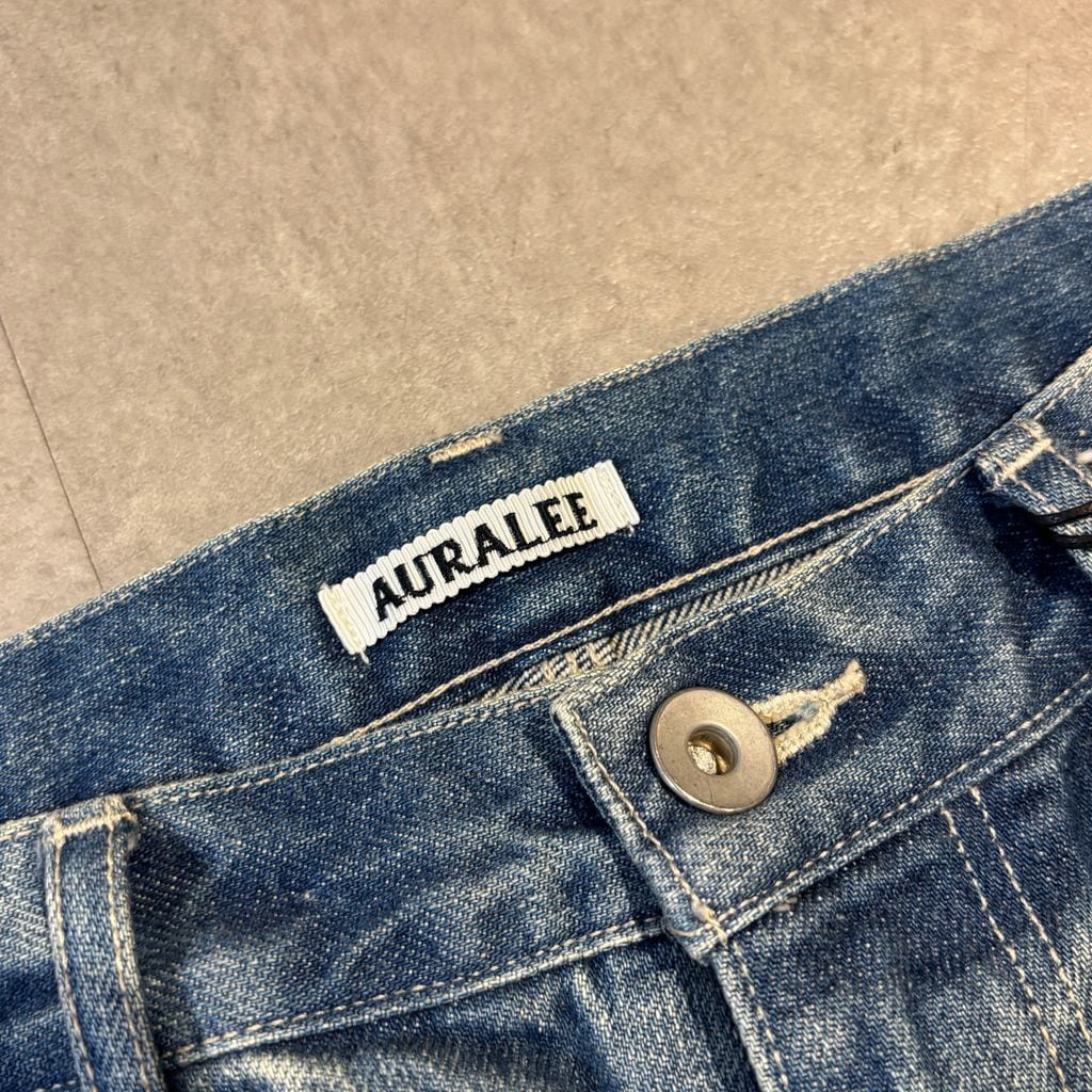 AURALEE オーラリー 24AW Selvedge Faded Heavy Denim Painter Pants