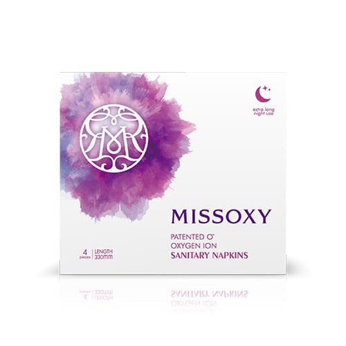 「交換不要!」MISSOXY 夜多い日用ナプキン 個包装 4枚入り