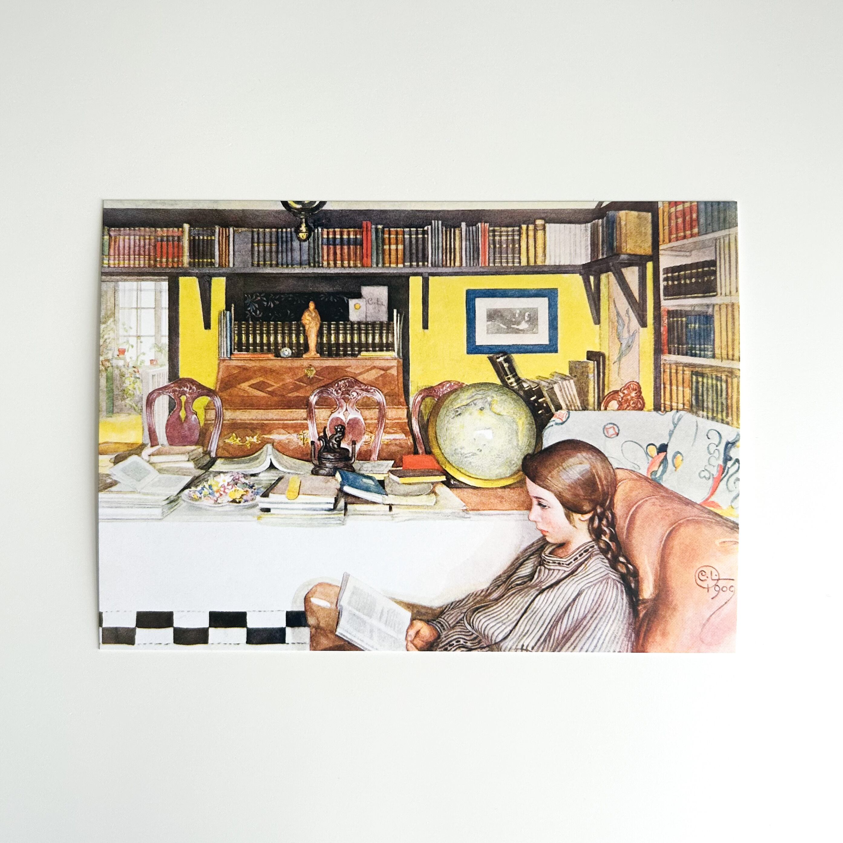 カール・ラーション ポストカード 9 Das Lesezimmer | hmm, by 東京都