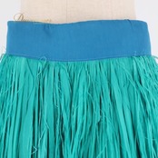 フラダンス 衣装 モレ Hula&Tahiti グリーン系 腰みの スカート タヒチアン マジックテープ 緑 青緑 モレスカート ハワイアン アロハ フラ ダンス レッスン 練習 タヒチ アロハ衣装 ダンス衣装 フラパフォーマンス トロピカル