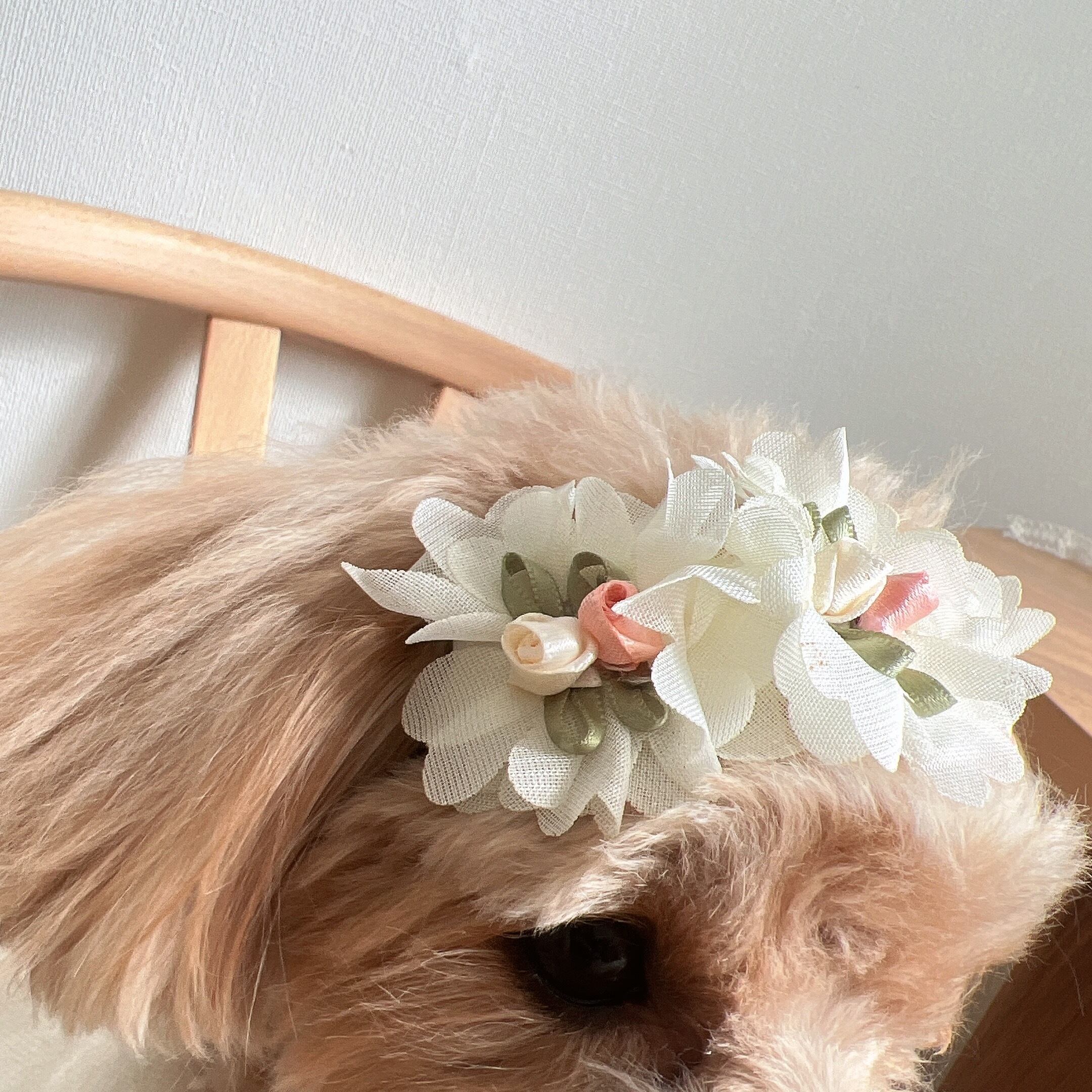 3つのお花のヘアバンド