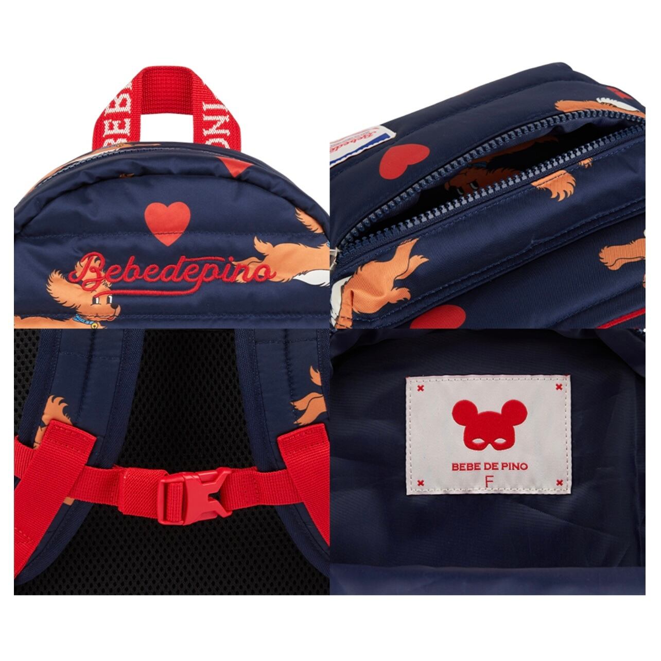 BEBE DE PINO] All over jesse padding backpack 正規品 韓国ブランド