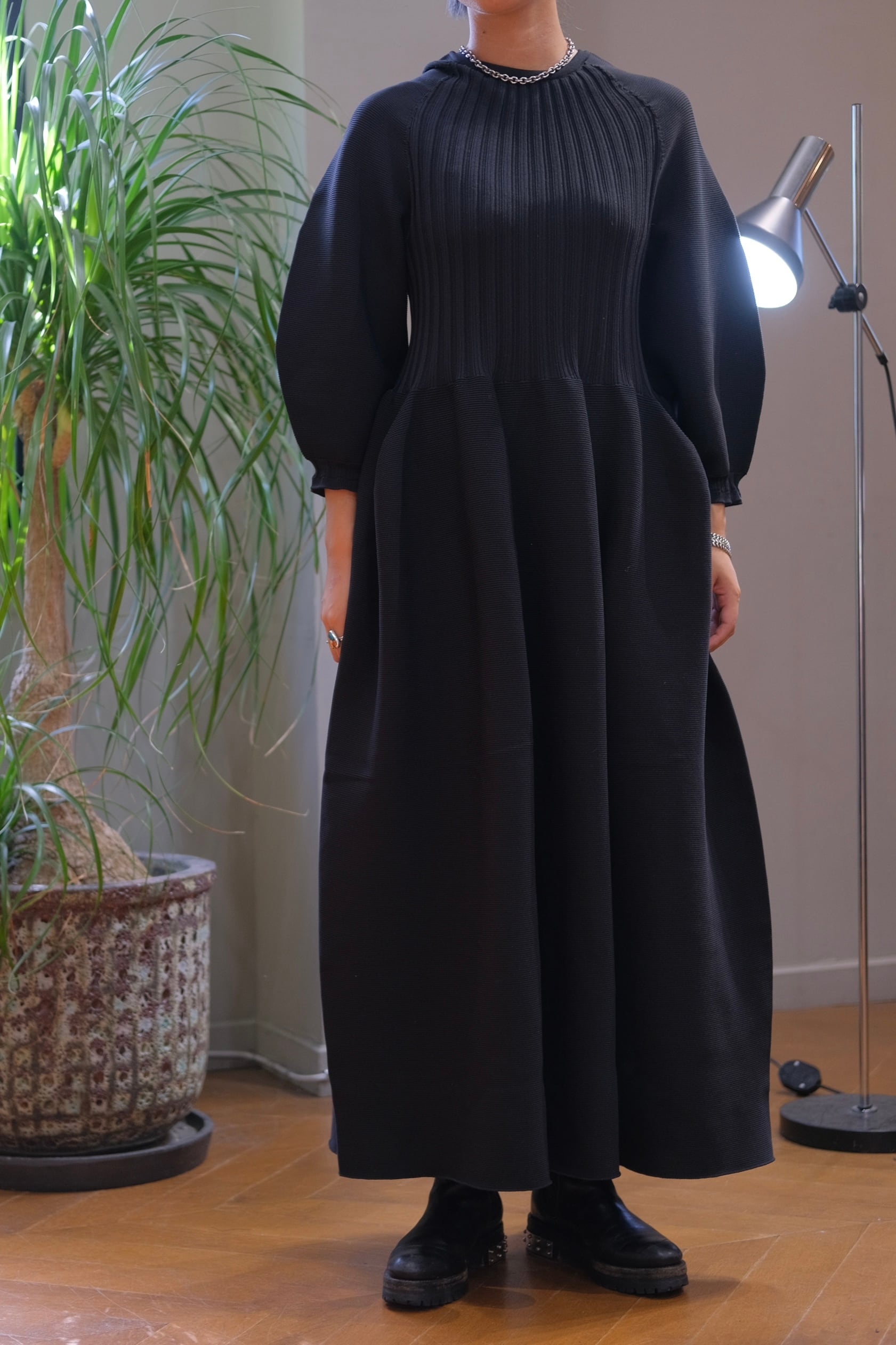 CFCL】POTTERY LONG PUFF SLEEVE DRESS | loop