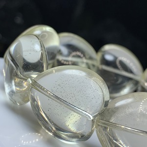 お客様専用・透明度高☆ほんのりイエロー☆ハートシトリンブレスレット