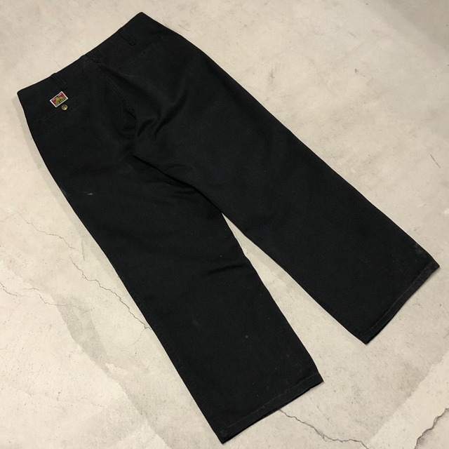 ⊕1990'S BEN DAVIS BLACK COTTON PANT USA製