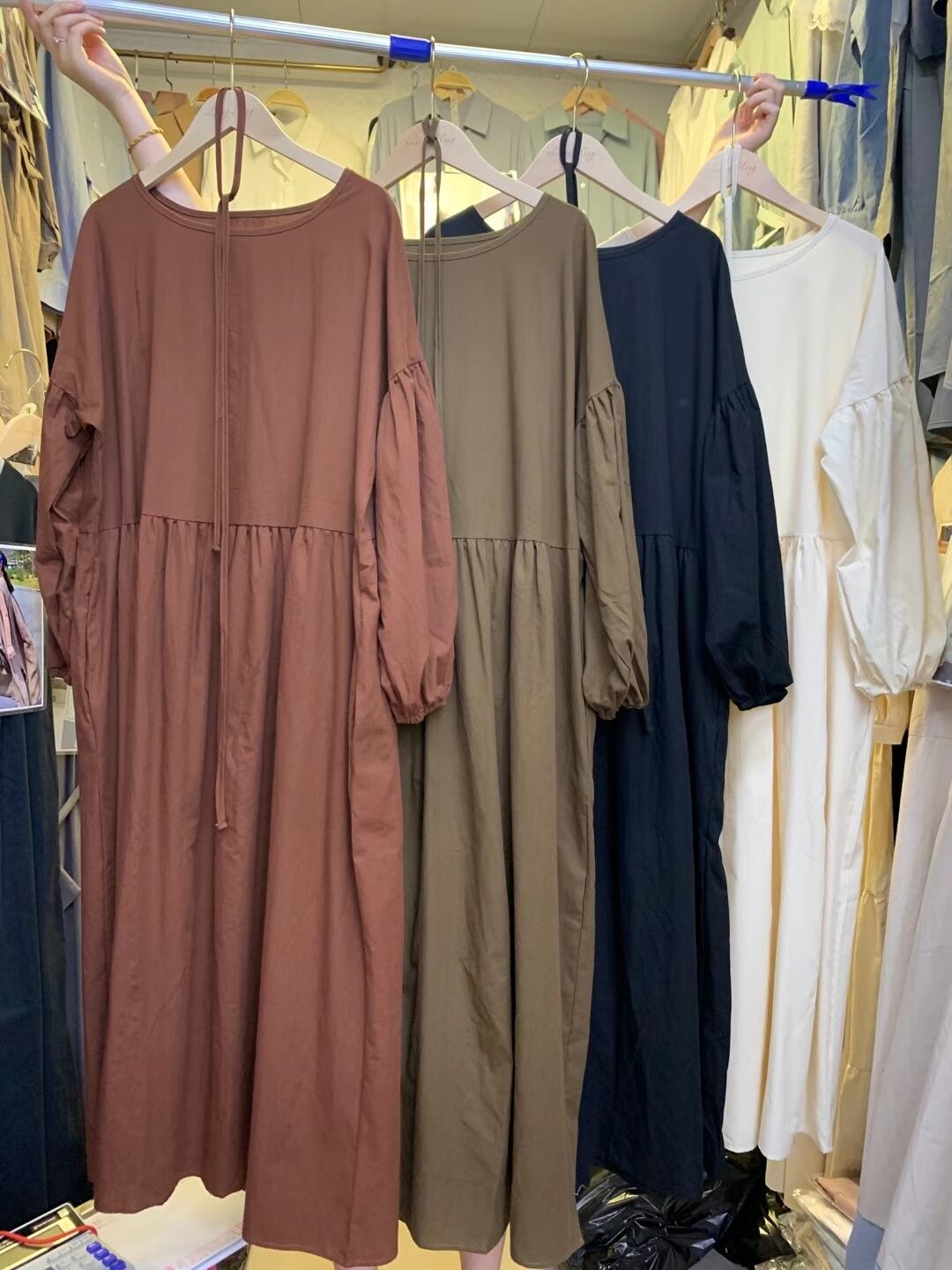 コットンワンピース　AJ22263-5368