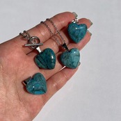 ターコイズブルー　ロングネックレス ［SSN011］　