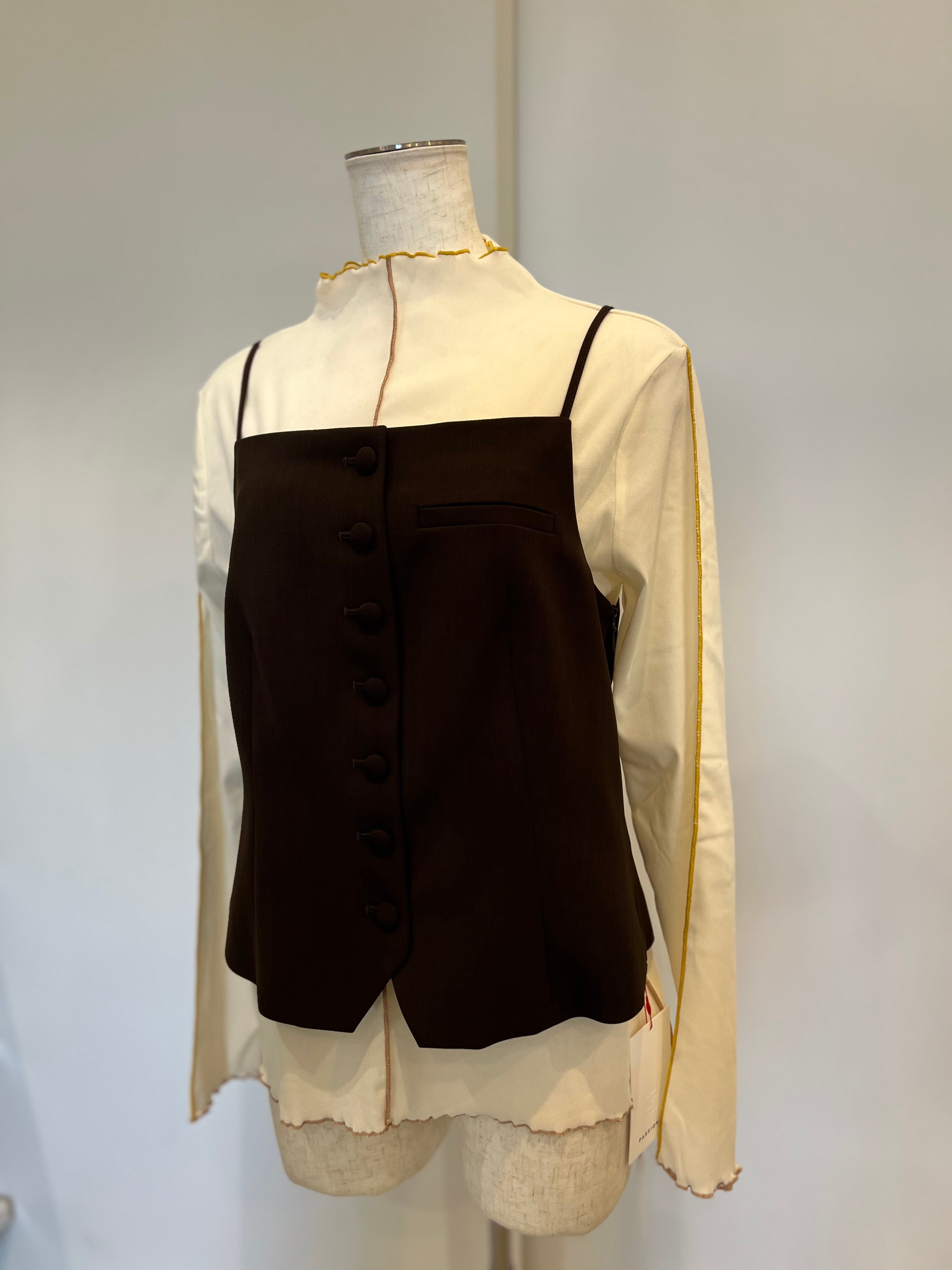 【SELECT】配色メロウボトルネックPO